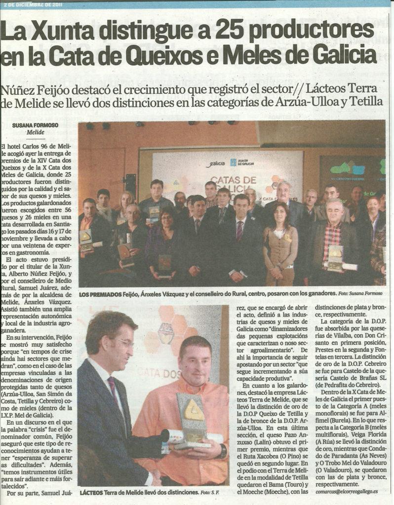 El Correo Gallego - 2 de diciembre, 2011